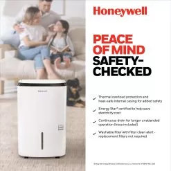 Honeywell 50 Pint Energy Star Dehumidifier With Pump 15 Honeywell 50 Pint Energy Star Dehumidifier With Pump -Appliance Shop tp70pwknr ei6