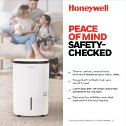 Honeywell Energy Star 50-Pint Dehumidifier With Washable Filter 15 Honeywell Energy Star 50-Pint Dehumidifier With Washable Filter -Appliance Shop tp70wk ei6